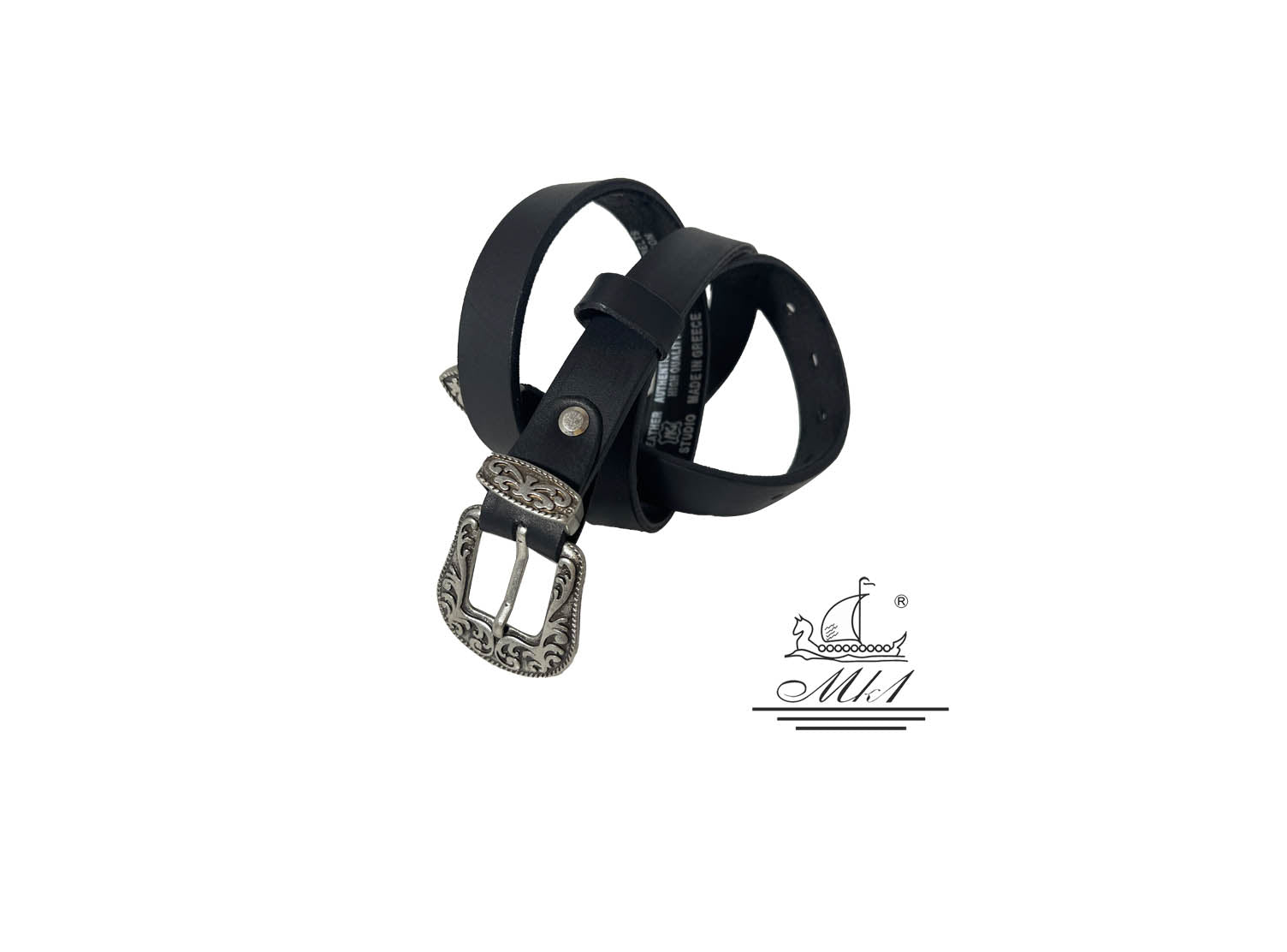 WΤ1/25 Belt in black leather