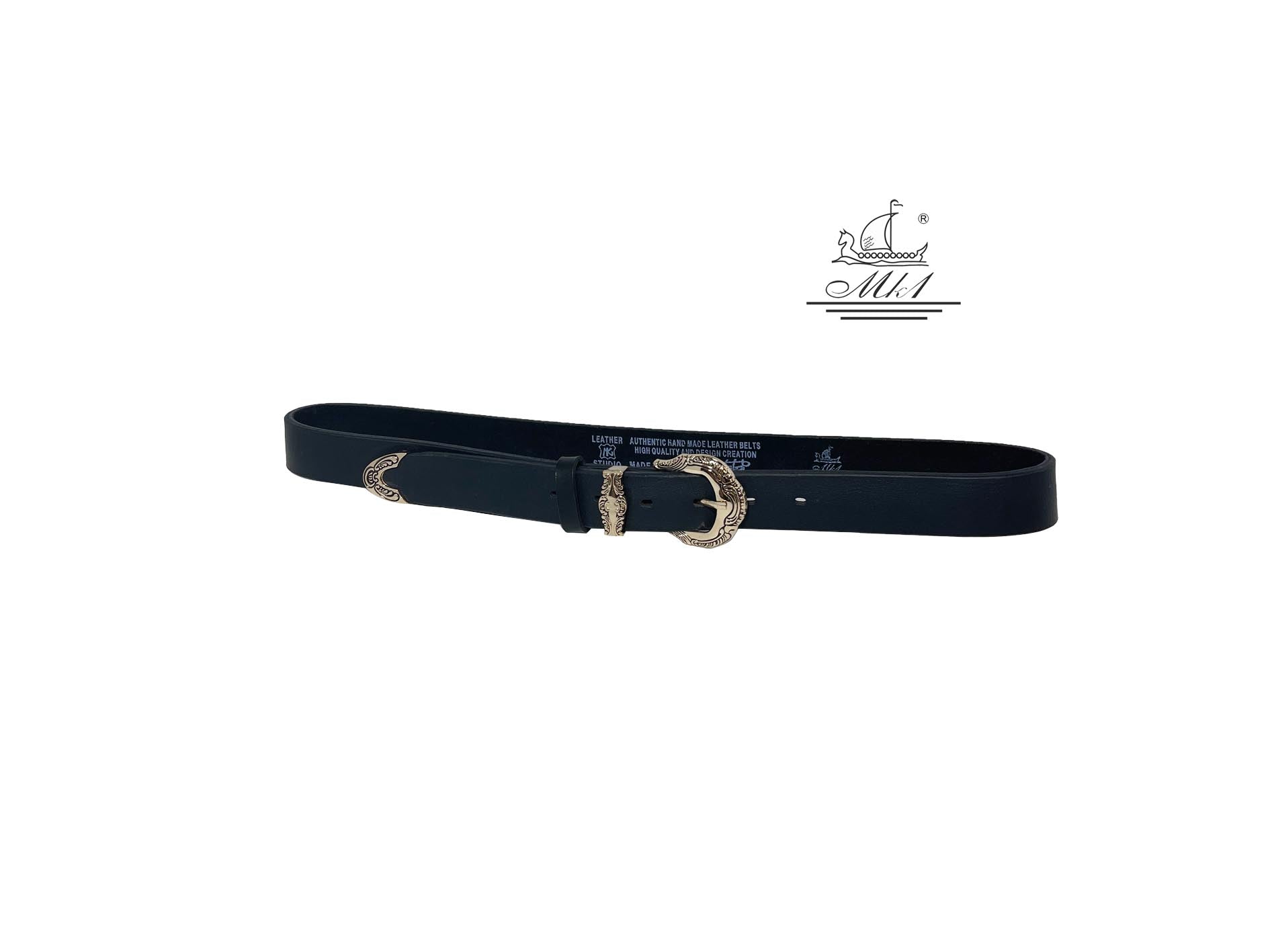 WΤ2/25 Belt in black leather