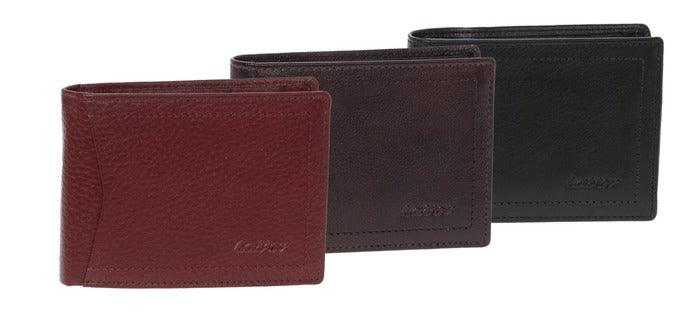 Leather wallet  3645 Black