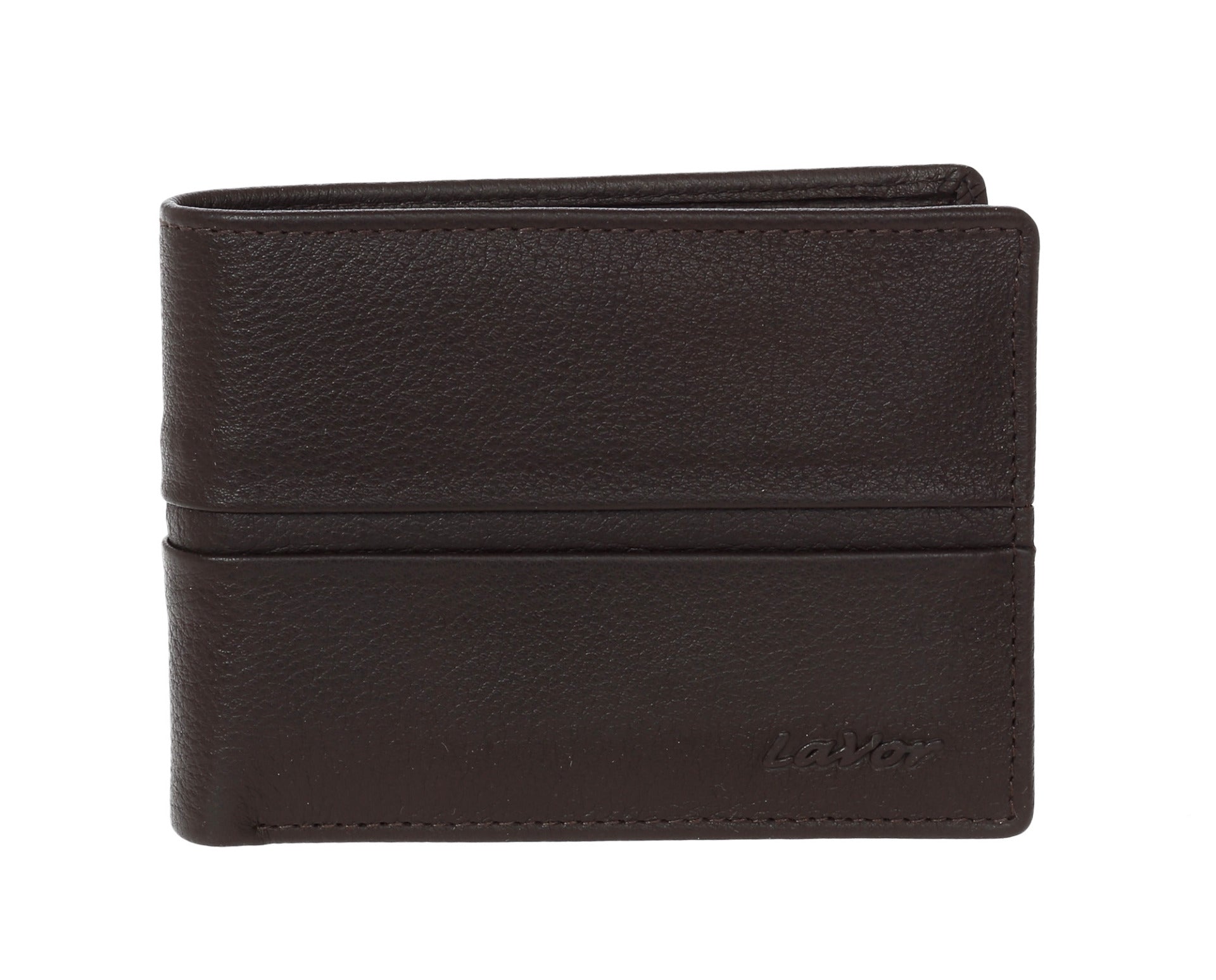 Leather wallet in brown colour. 3646