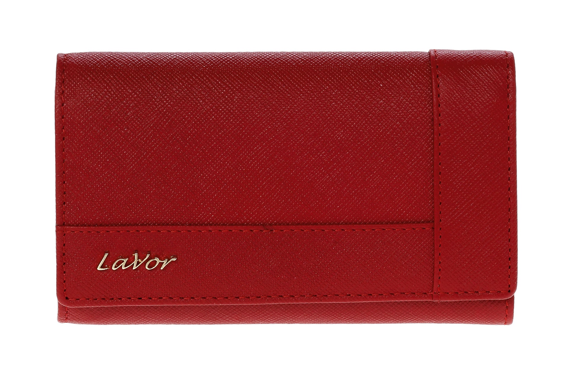 Leather wallet in red colour. 5994