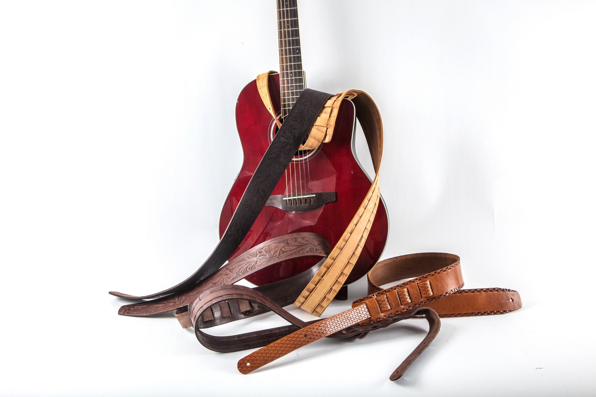 wlk143/6 leather guitar strap