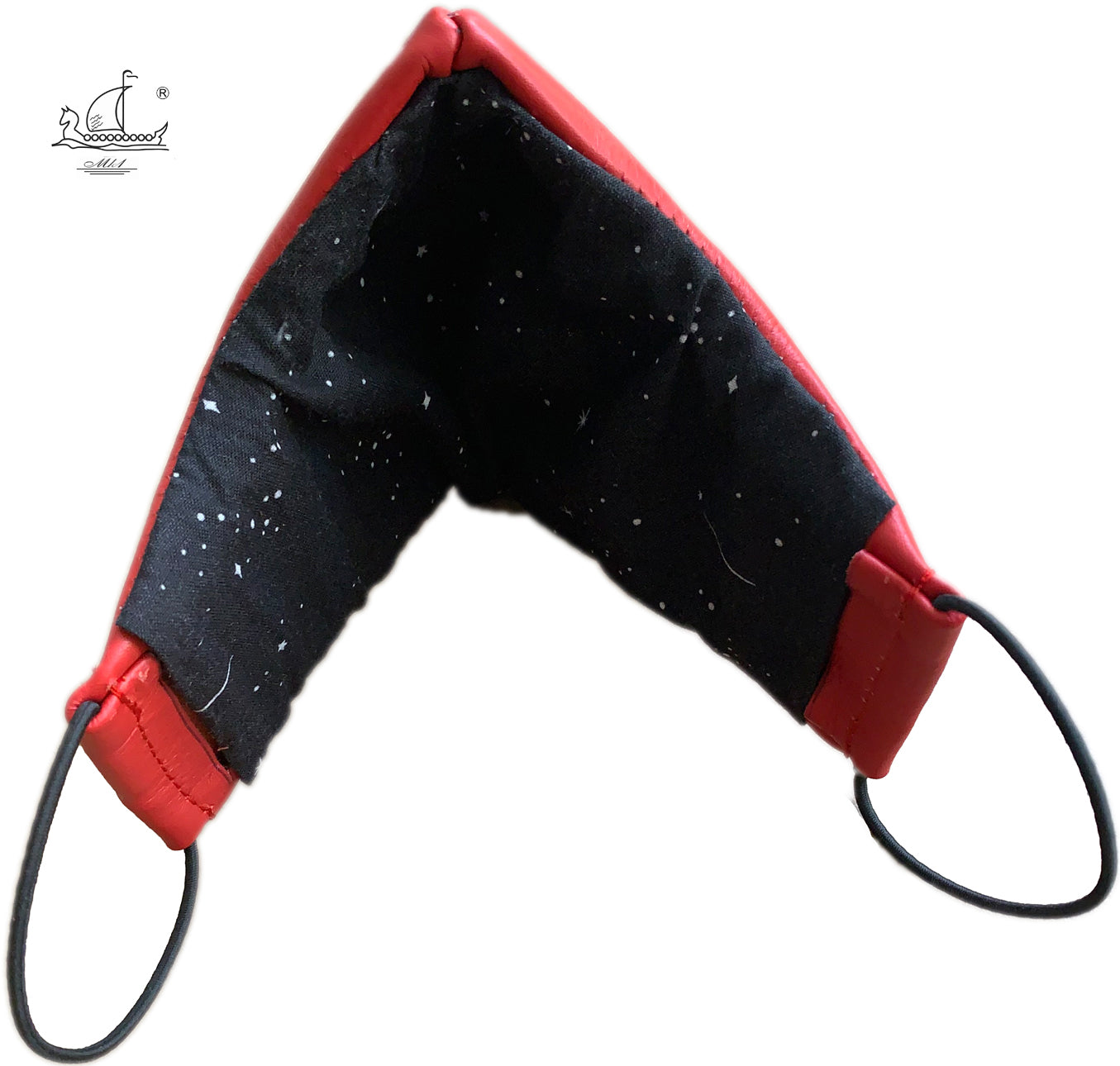 Leather mask with cotton lining, filter pocket and nose support Mk1/4-1