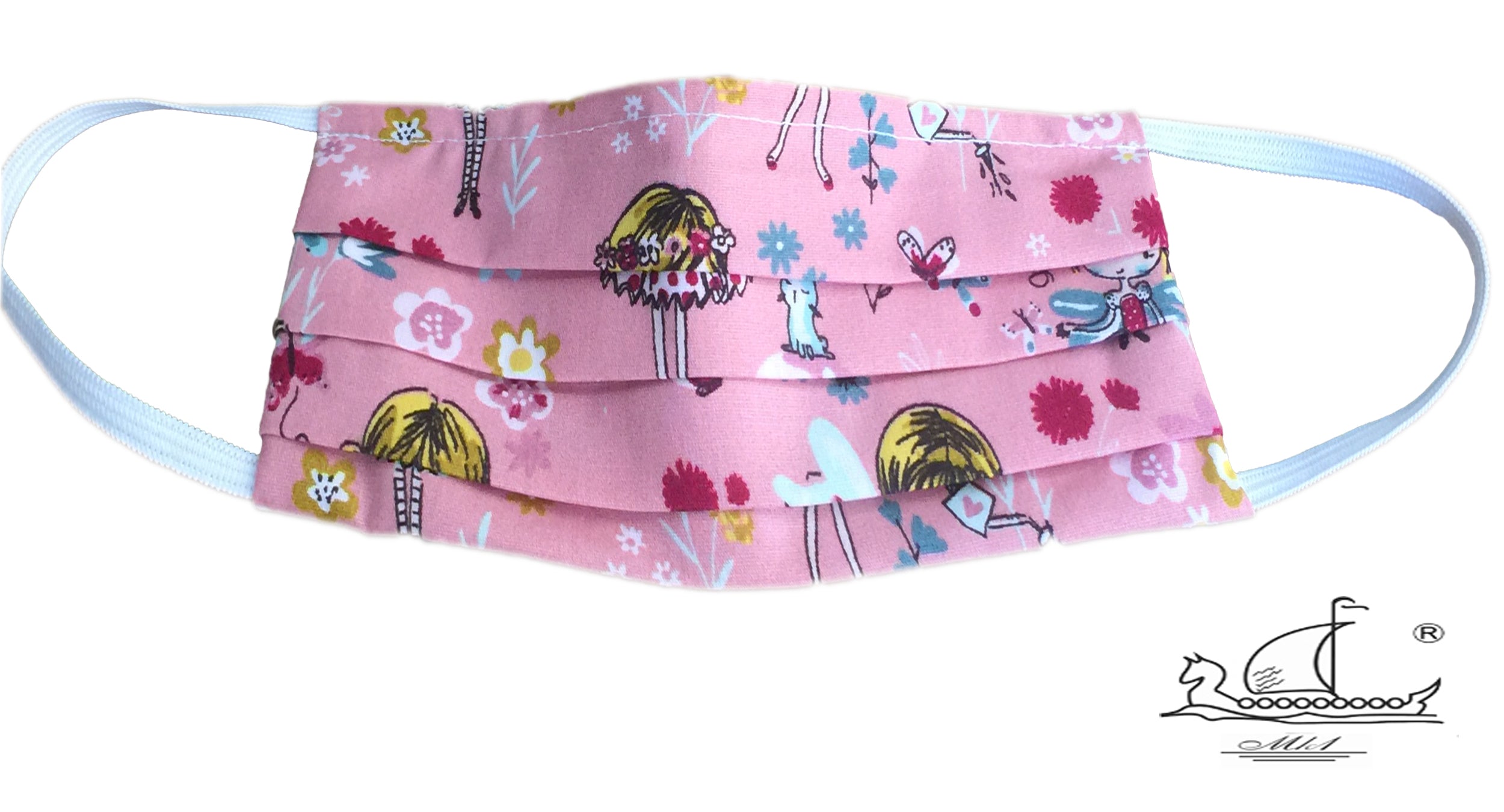 mk11Colorful mask from multi-purpose washable cotton with filter pocket and nose support MK1/1-1