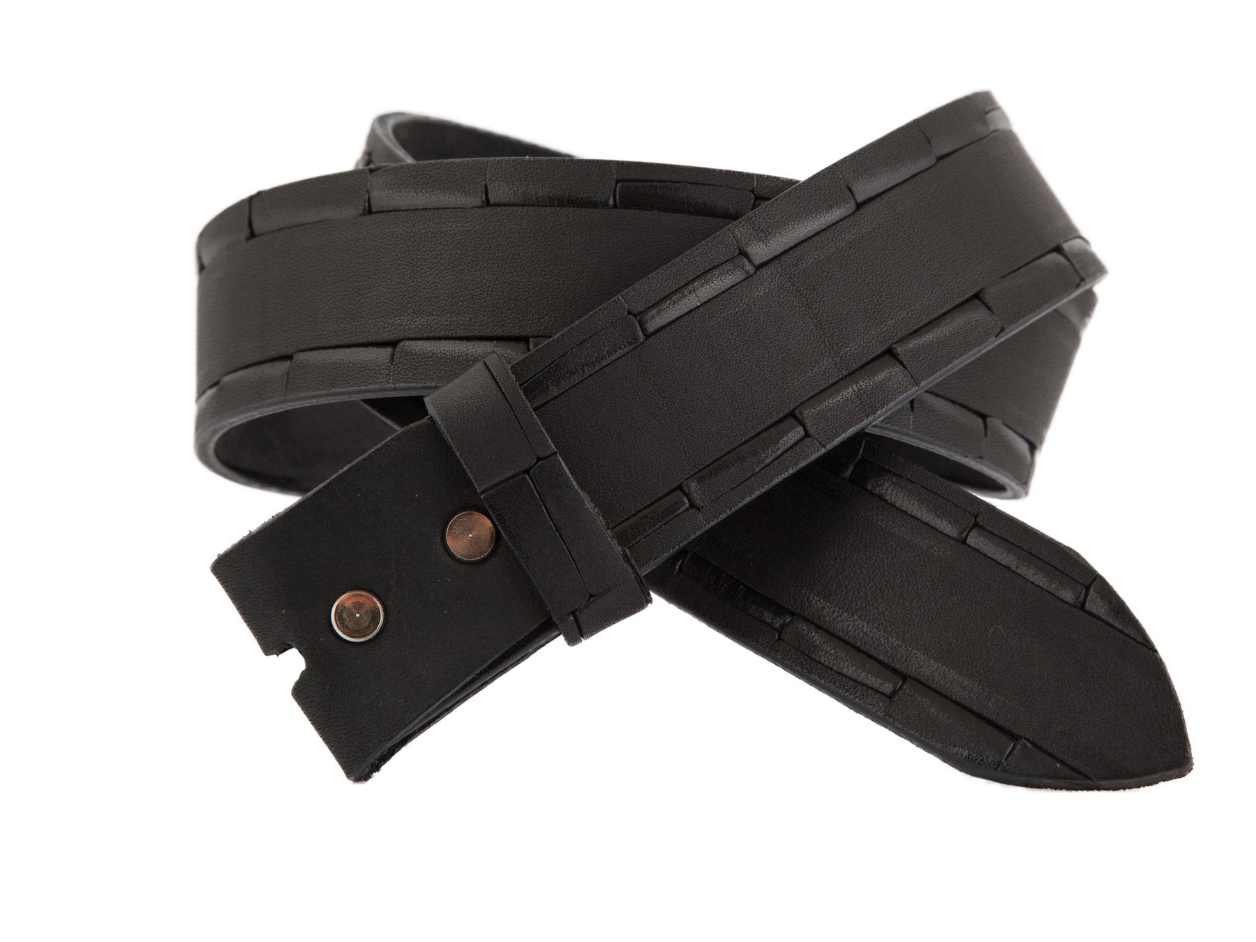 Belts without buckles