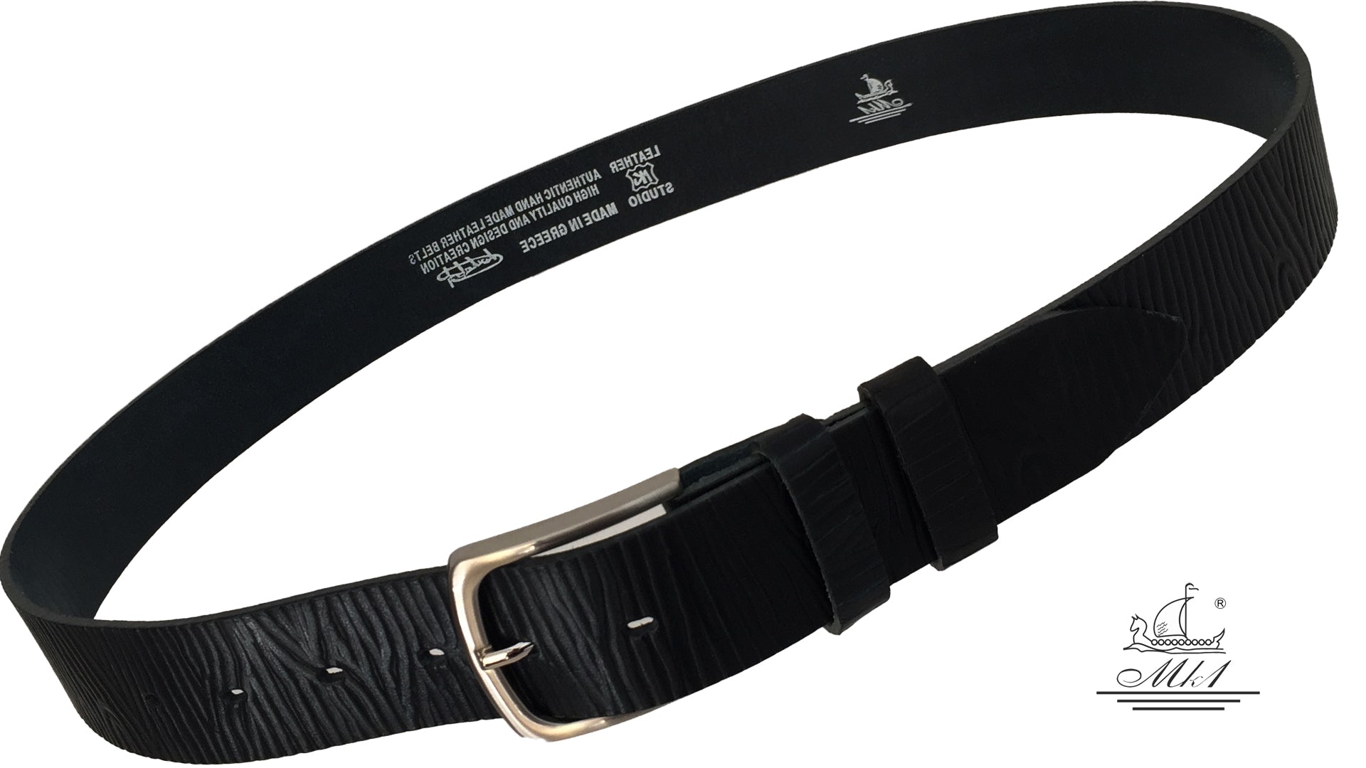 n2699/40m-dr Hand made leather belt
