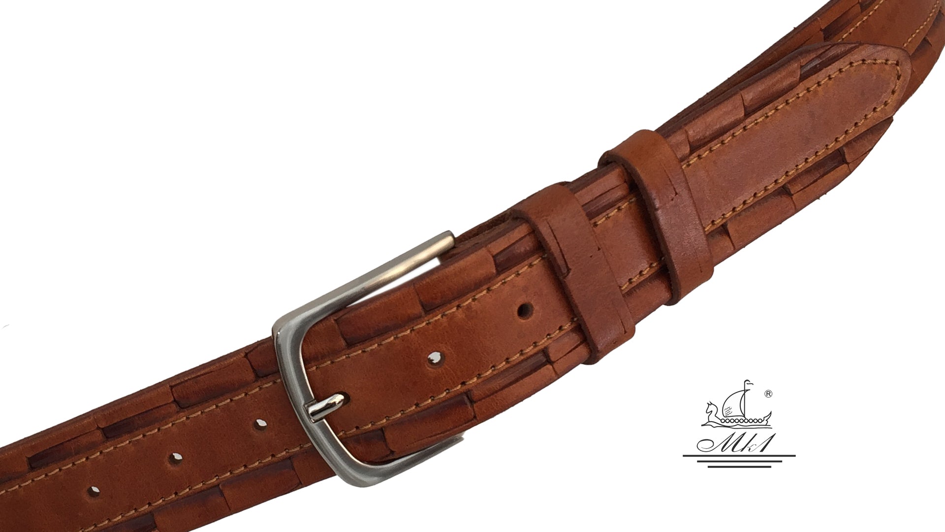 2699/40t-krp-g Hand made leather belt