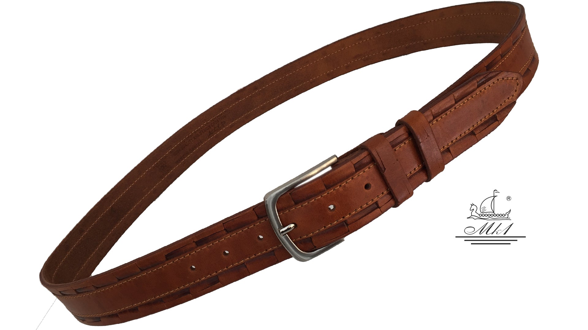 2699/40t-krp-g Hand made leather belt