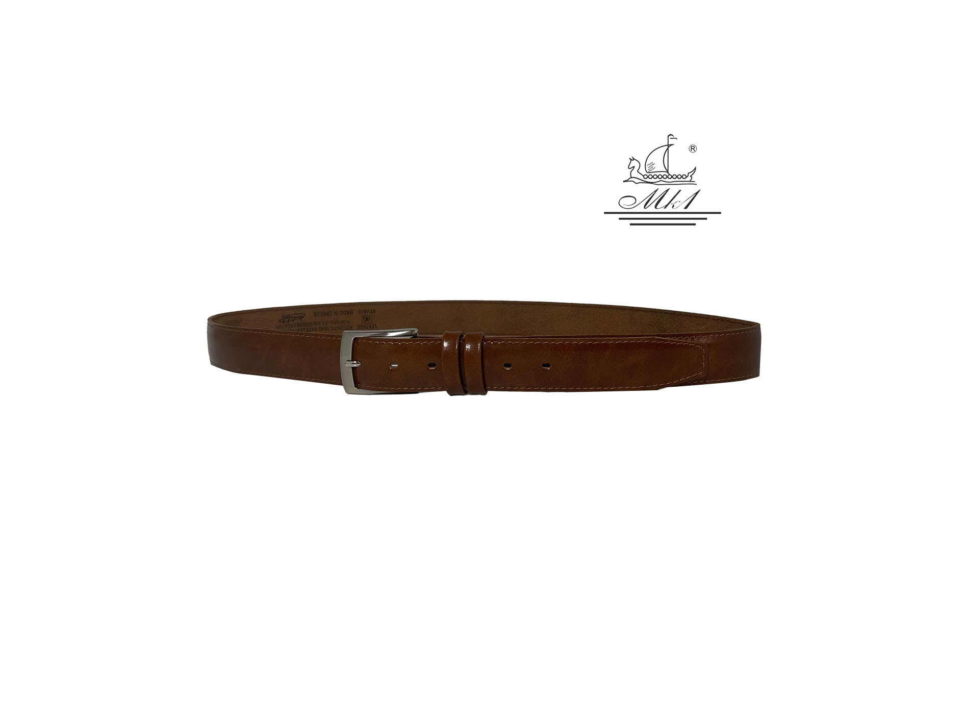 Handmade leather belt Β23/35