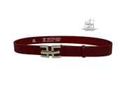 Women's 4cm wide belt handcrafted from leather with snake design 101476/40kk/fd