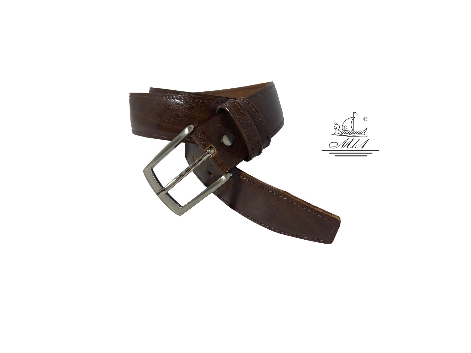 Handmade leather belt Β24/35