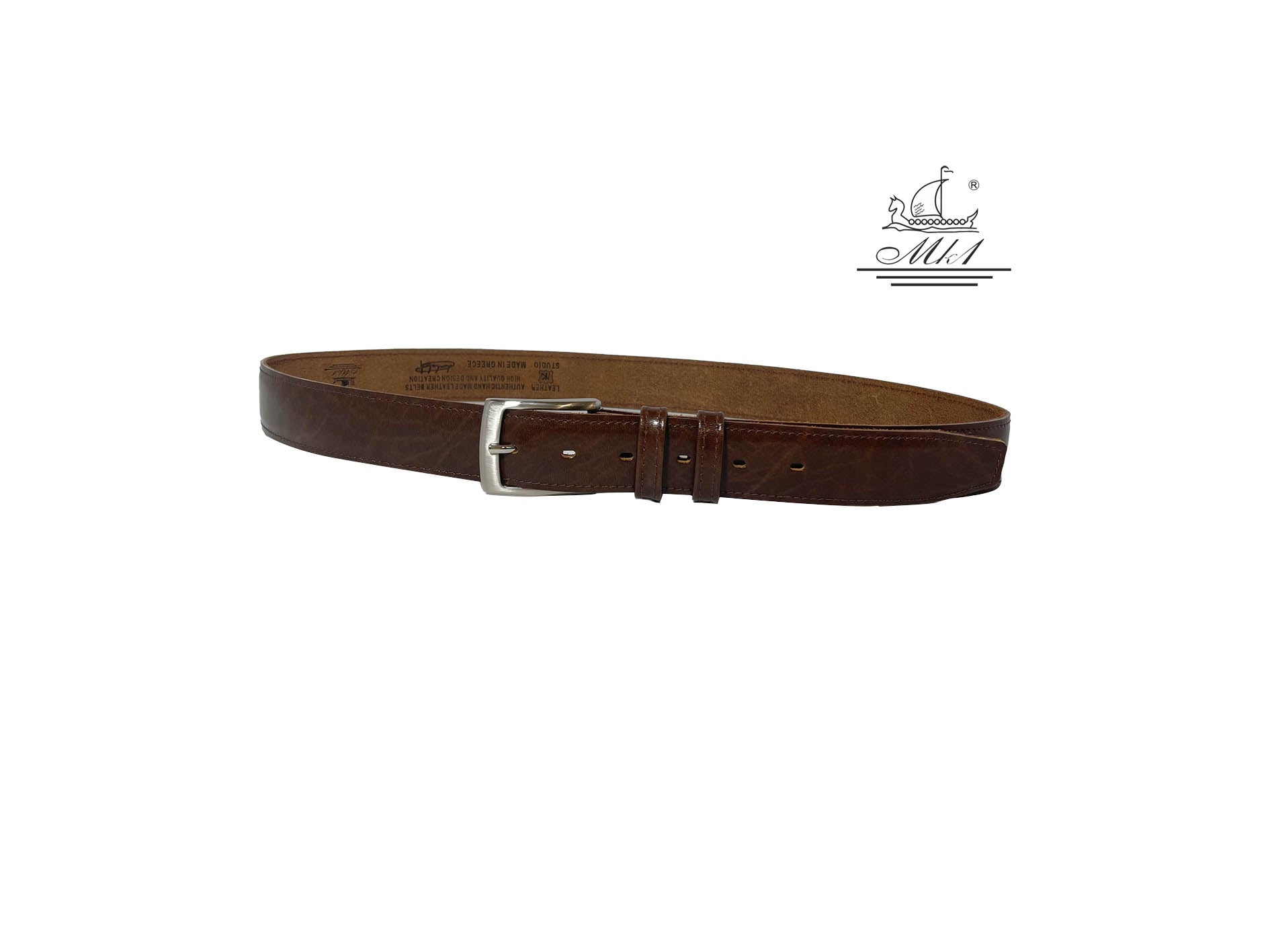 Handmade leather belt Β24/35