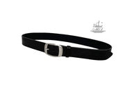 Woman 4cm wide belt handcrafted from leather with flower design.101406/40m/ll.