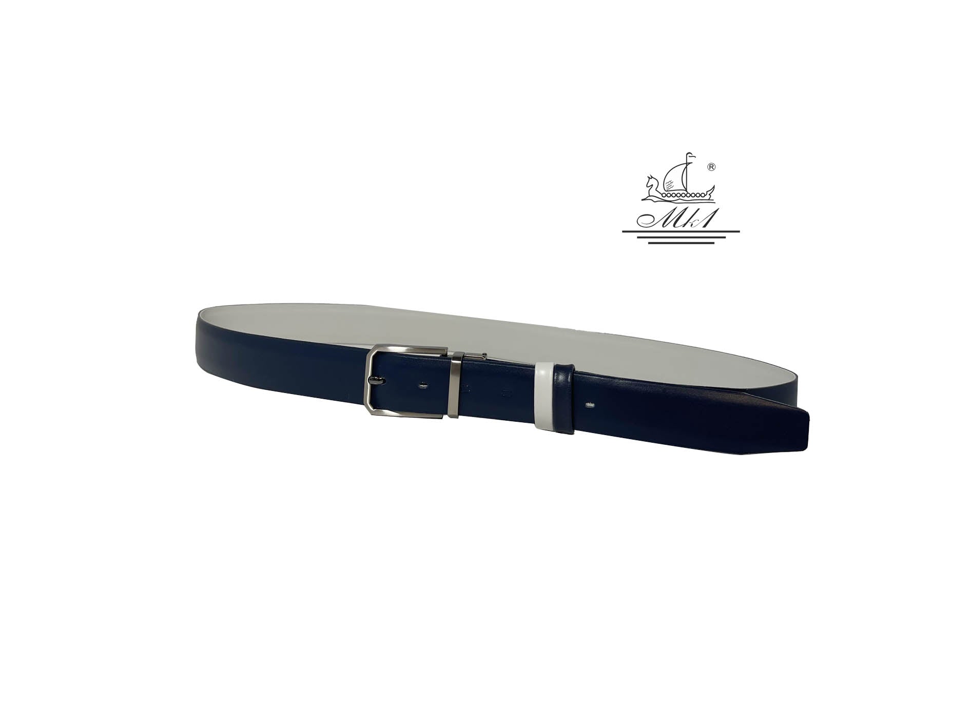 Handmade leather reversible belt DF28/35