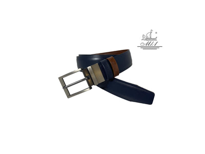Handmade leather reversible belt DF29/35