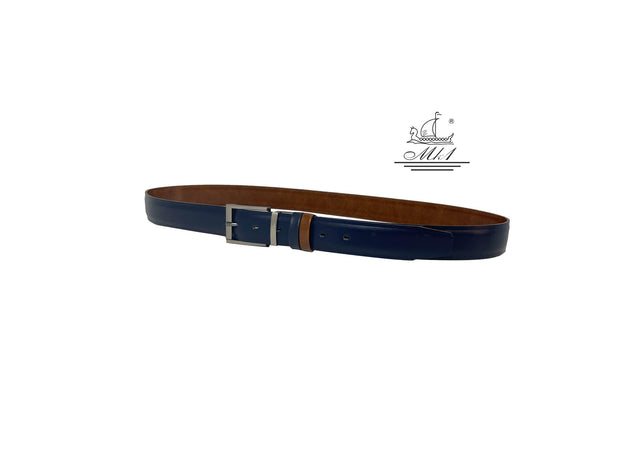Handmade leather reversible belt DF29/35