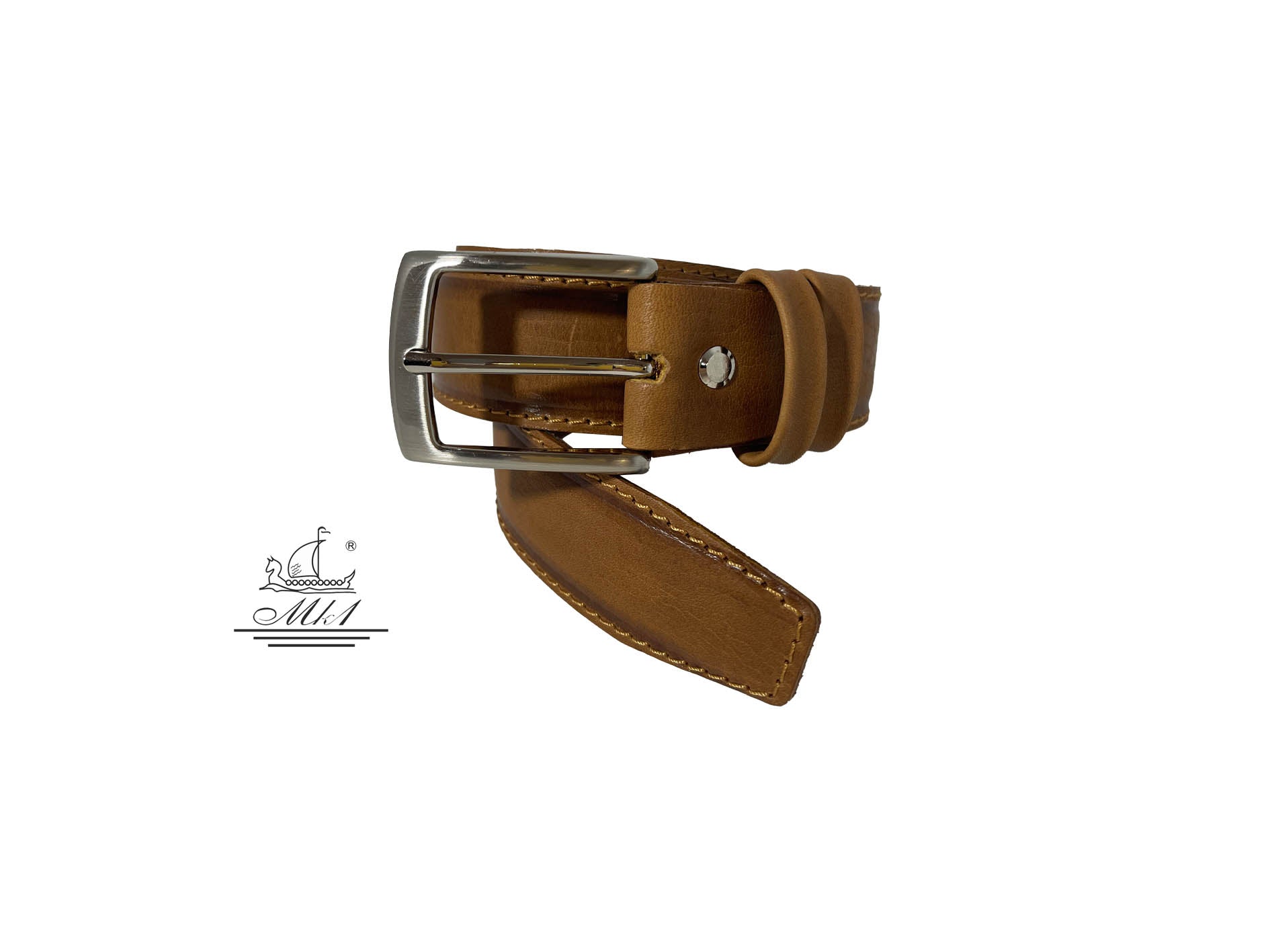 Handmade leather belt Β31/35