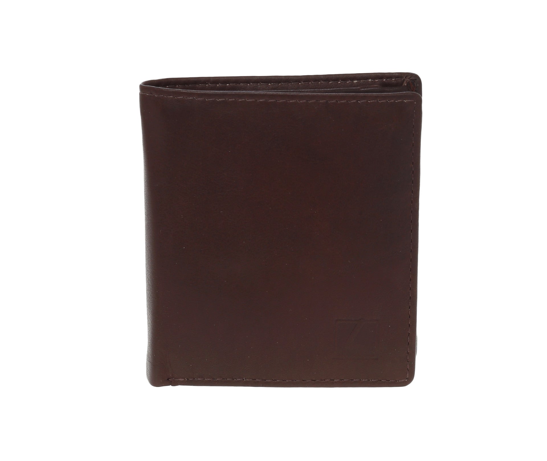 Leather wallet in brown colour. 2107