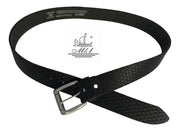 22/40m-psp Hand made  leather belt, 4 cm width thickness 3,6/3.8mm, and  roll buckle.