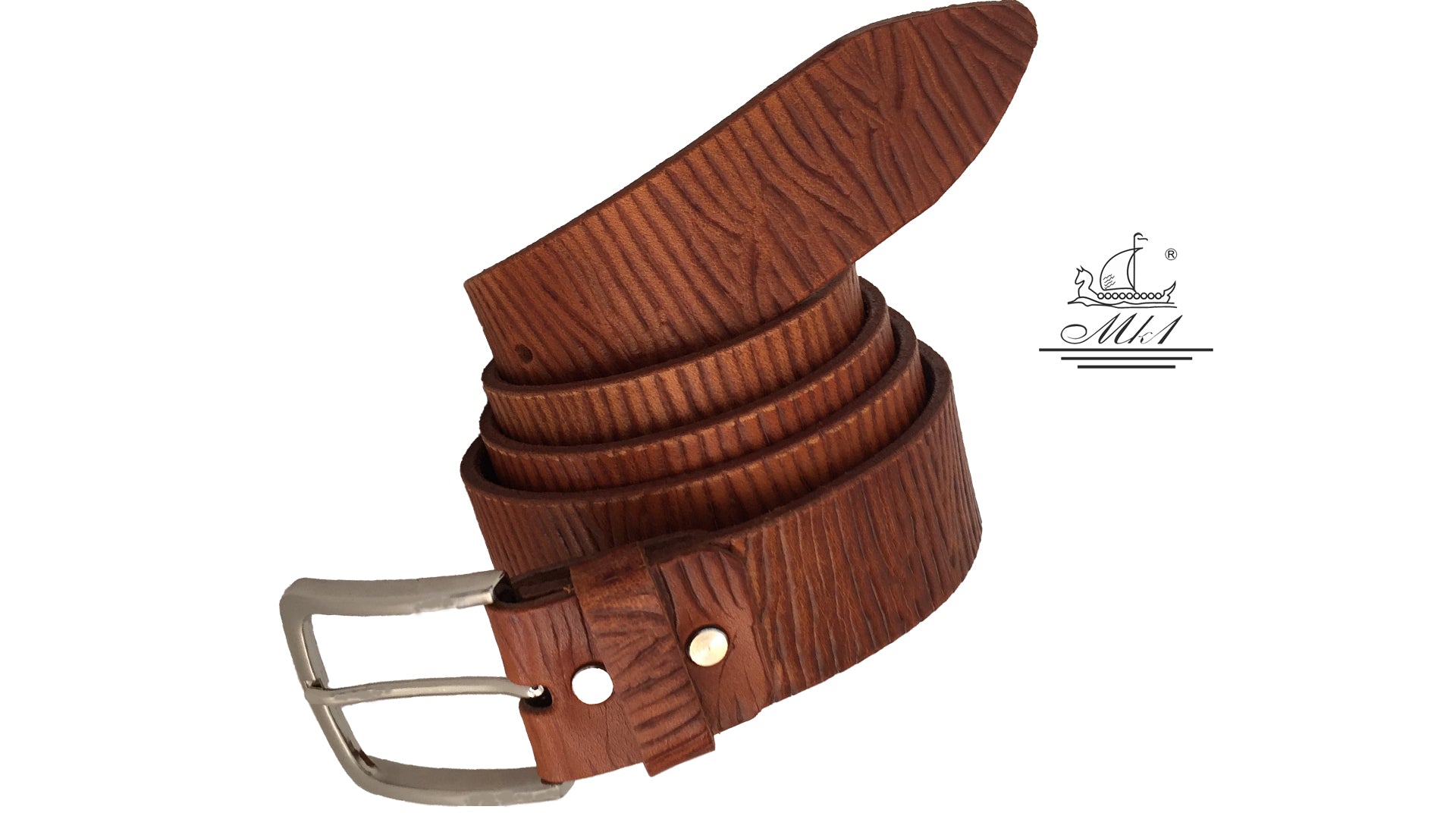 n2699/40t-dr Hand made leather belt