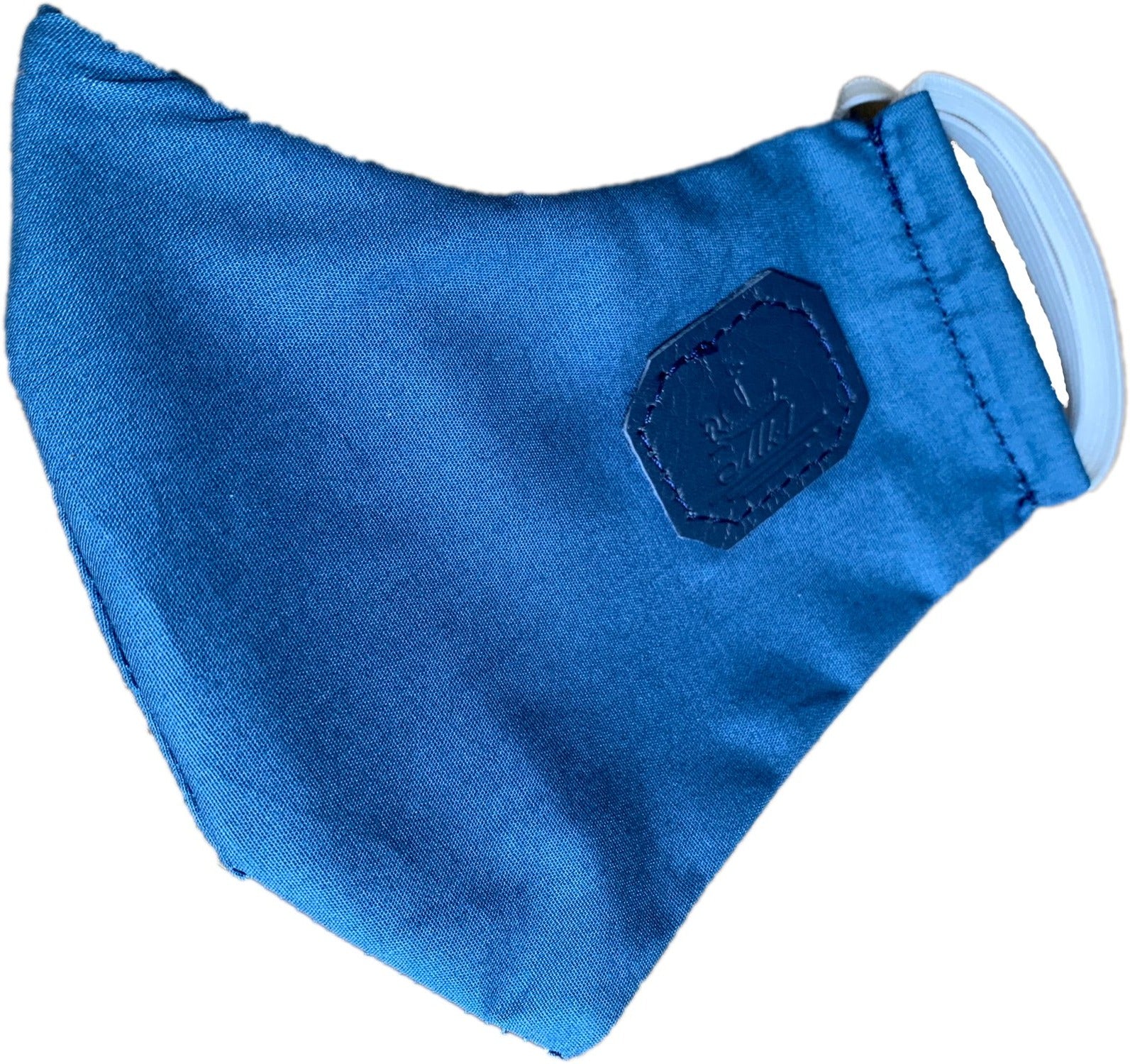 Mask from multi-purpose washable cotton with filter pocket and nose support Mk1/2-1 lgth blue LG blue