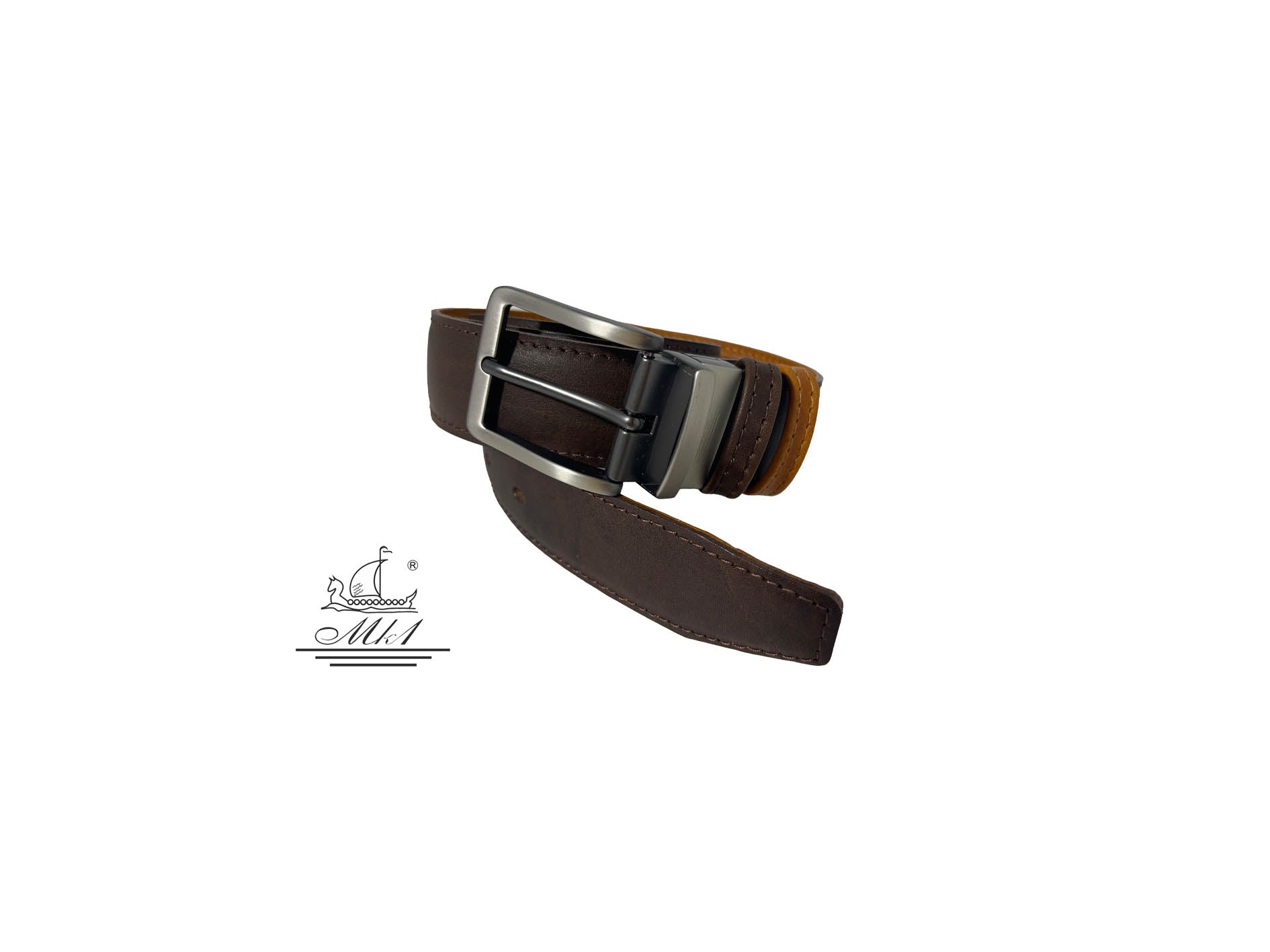 Handmade leather reversible belt DF30/35