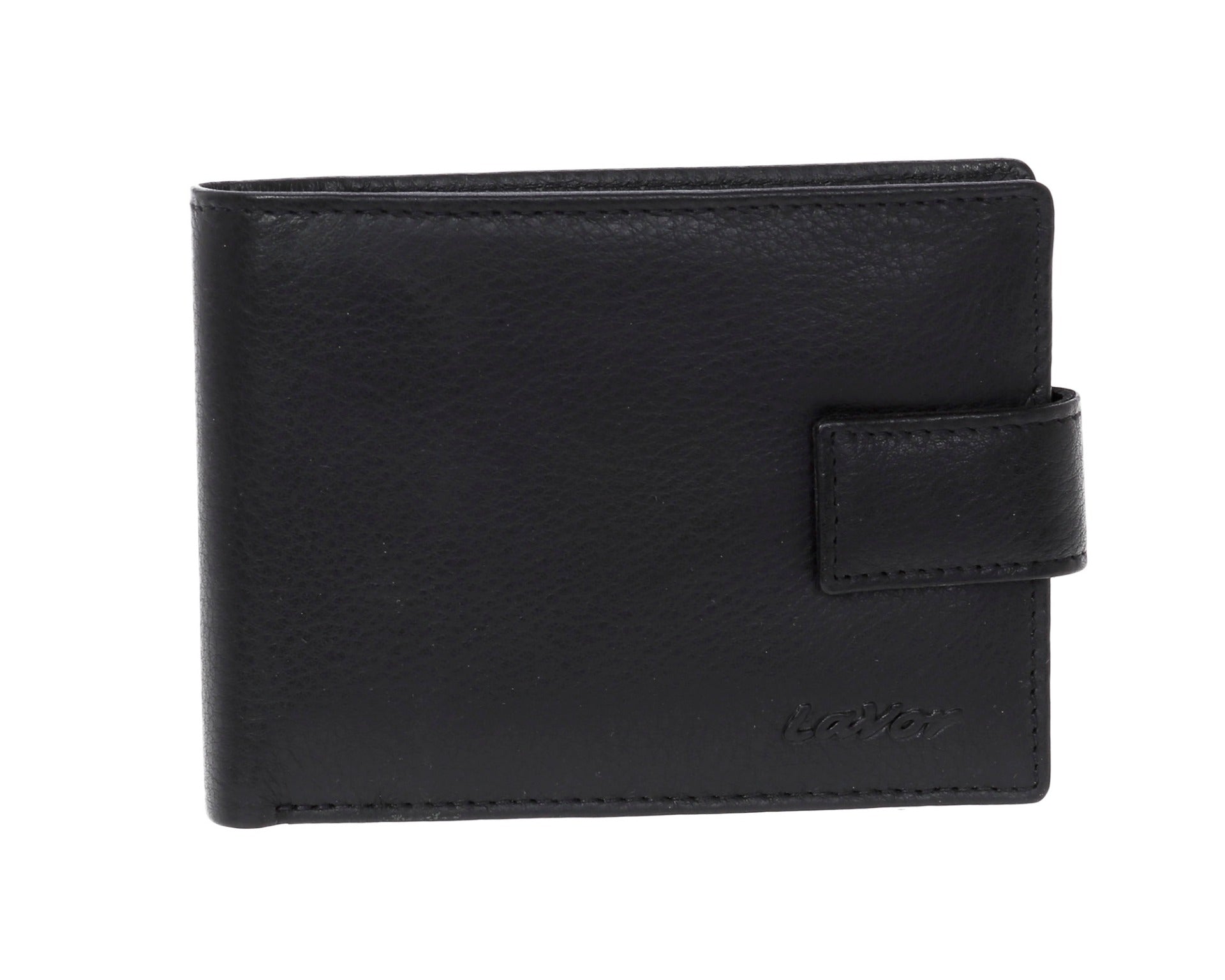 Leather wallet  3652 Black