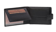 Leather wallet  3652 Black