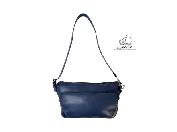 Leather handcrafted waist bag. mp2-b