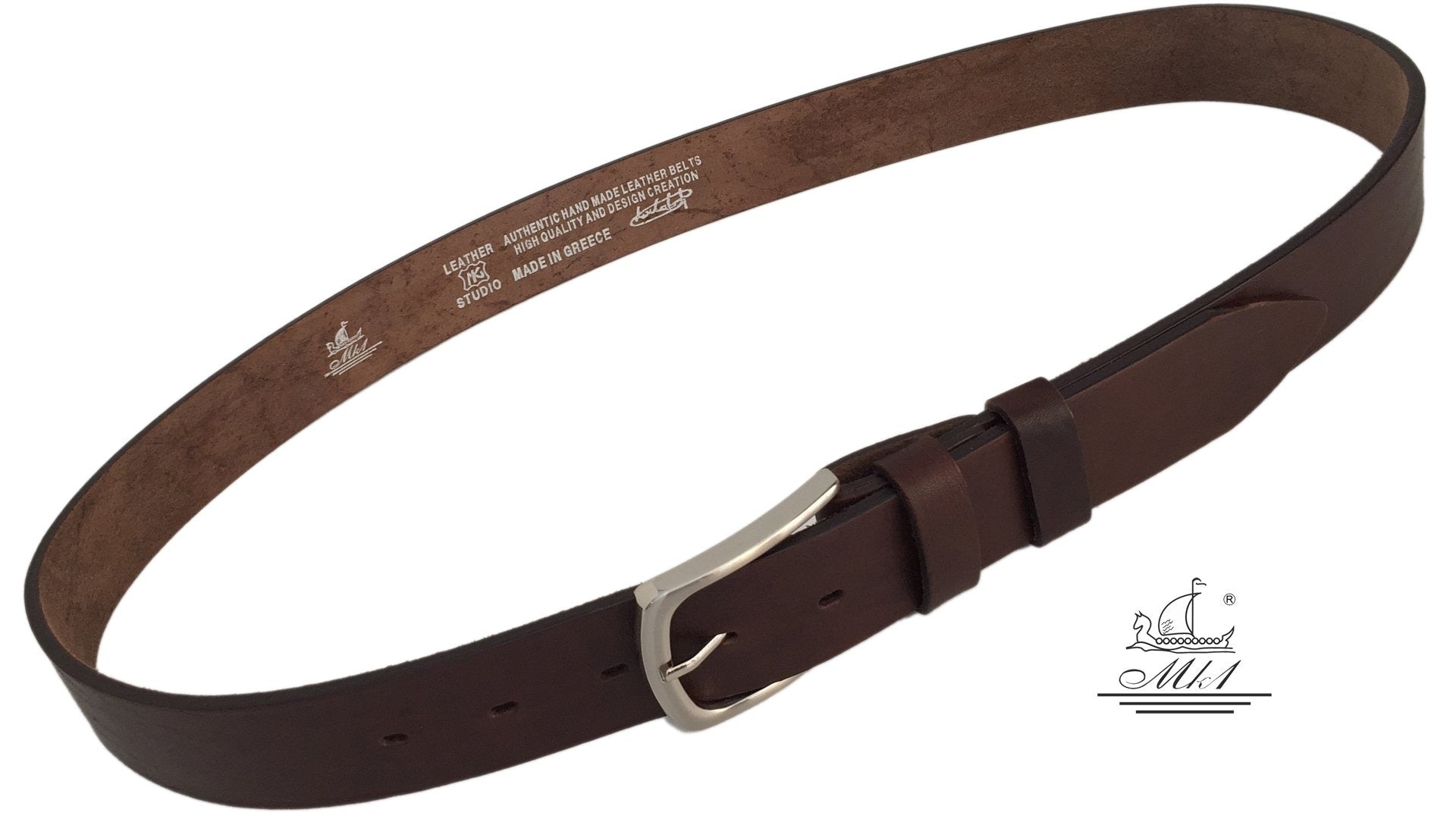 Hand made leather belt. n2699/40k