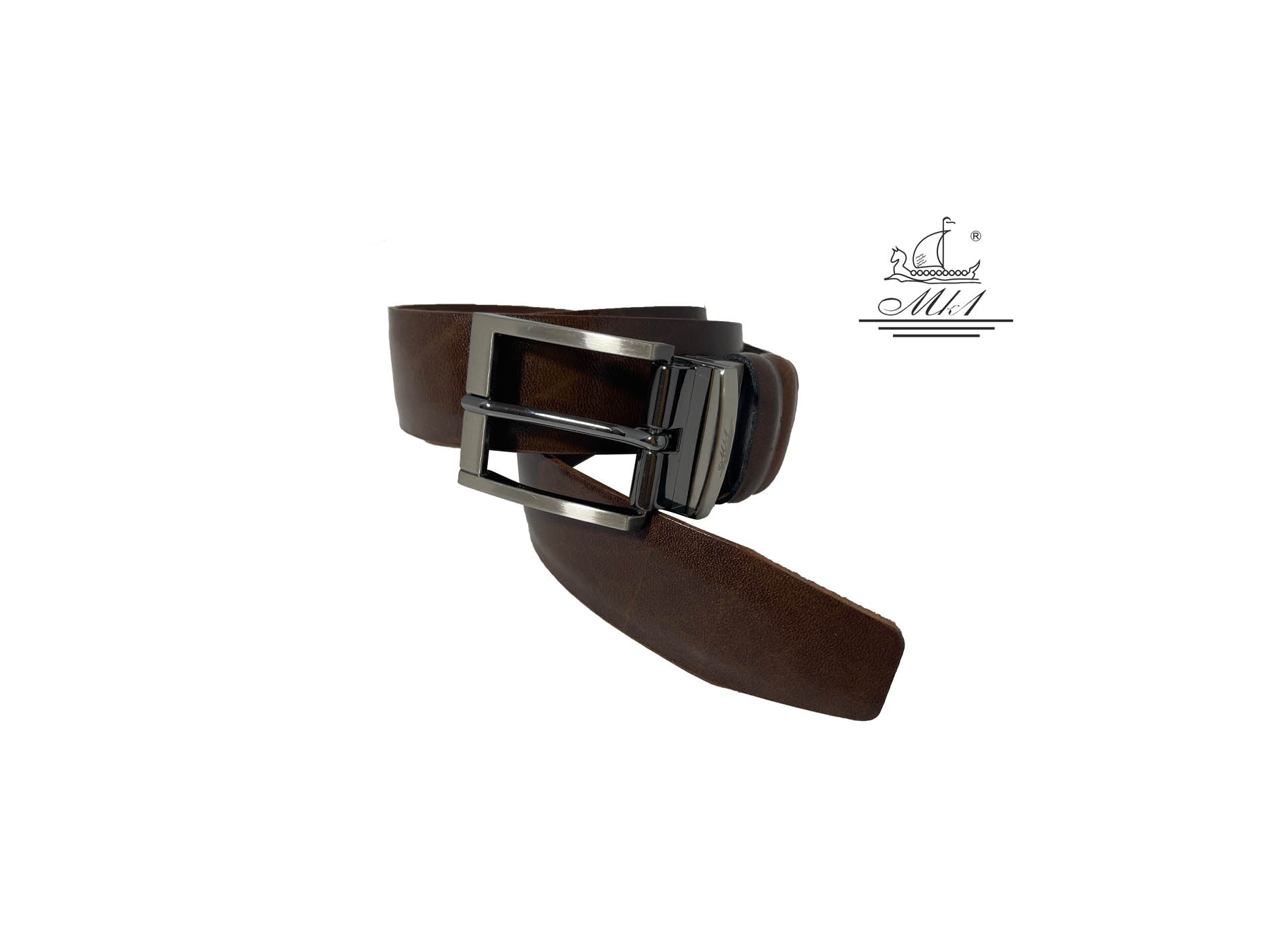 Handmade leather reversible belt DF19/35