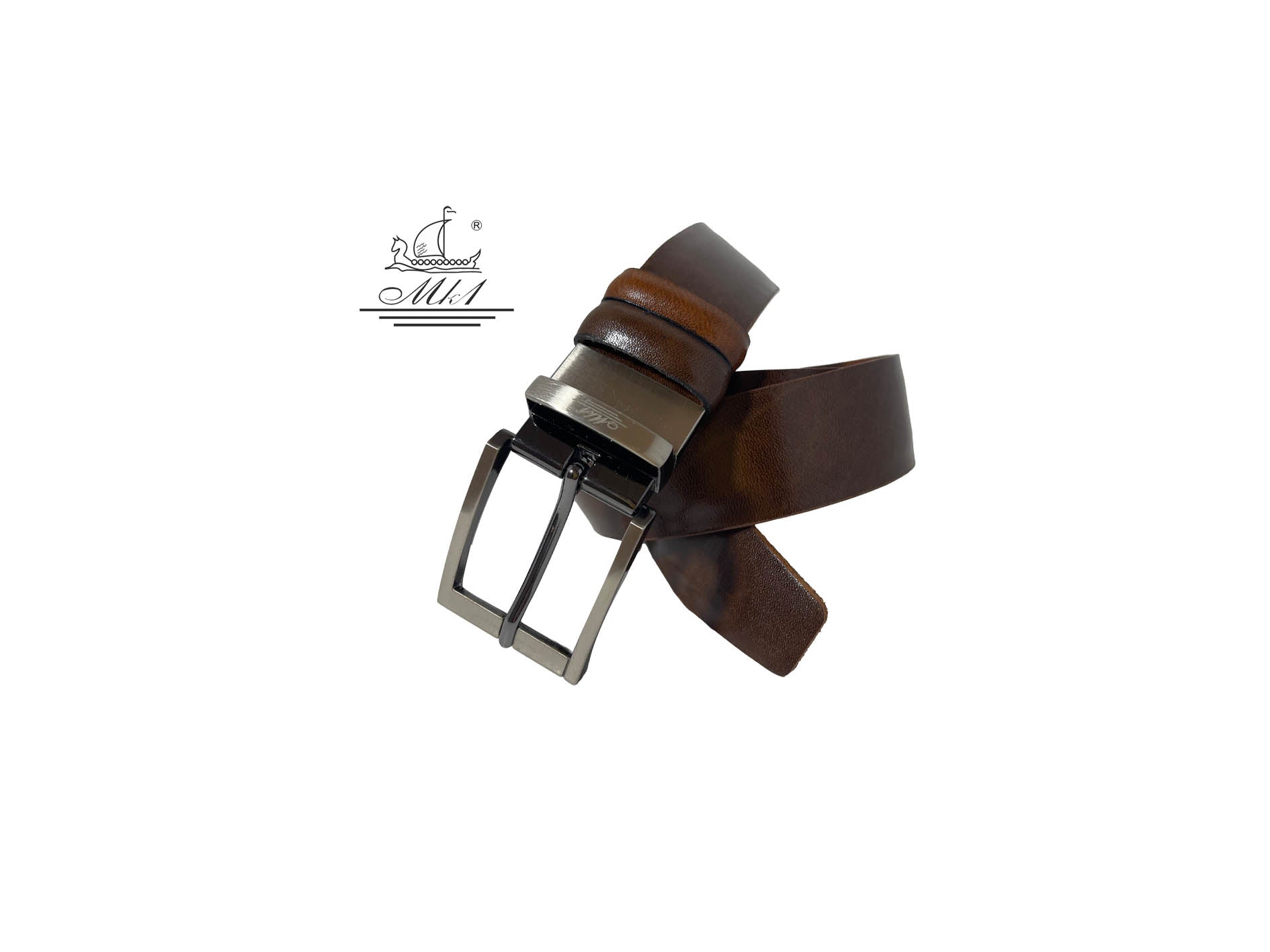 Handmade leather reversible belt DF19/35