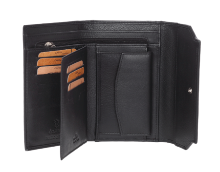 Leather wallet 6122BL