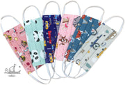 mk11Colorful mask from multi-purpose washable cotton with filter pocket and nose support MK1/1-1