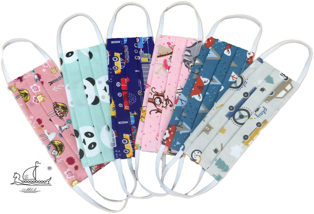 mk11Colorful mask from multi-purpose washable cotton with filter pocket and nose support MK1/1-1