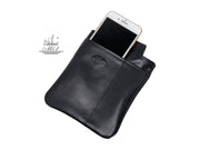 Waiter, small bag in green leather WB2/4
