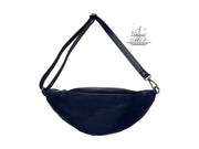 Leather handcrafted waist bag. mp1-b