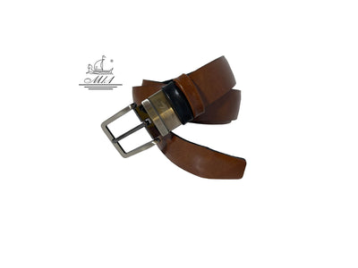 Handmade leather reversible belt DF21/35
