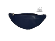 Leather handcrafted waist bag. mp1-b8