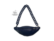 Leather handcrafted waist bag. mp1-b8