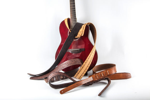 wlk143/6 leather guitar strap