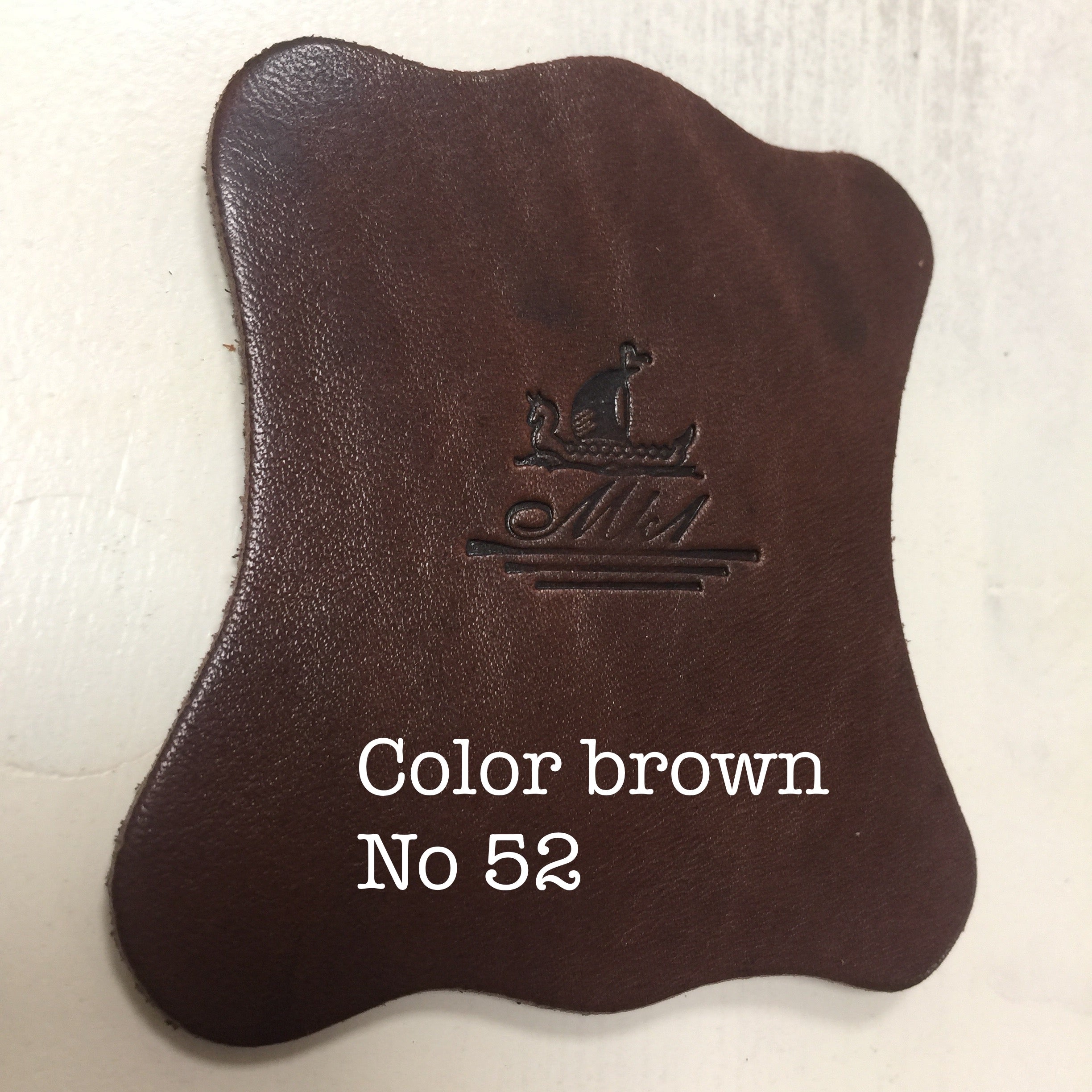 Handmade leather bag wt/52