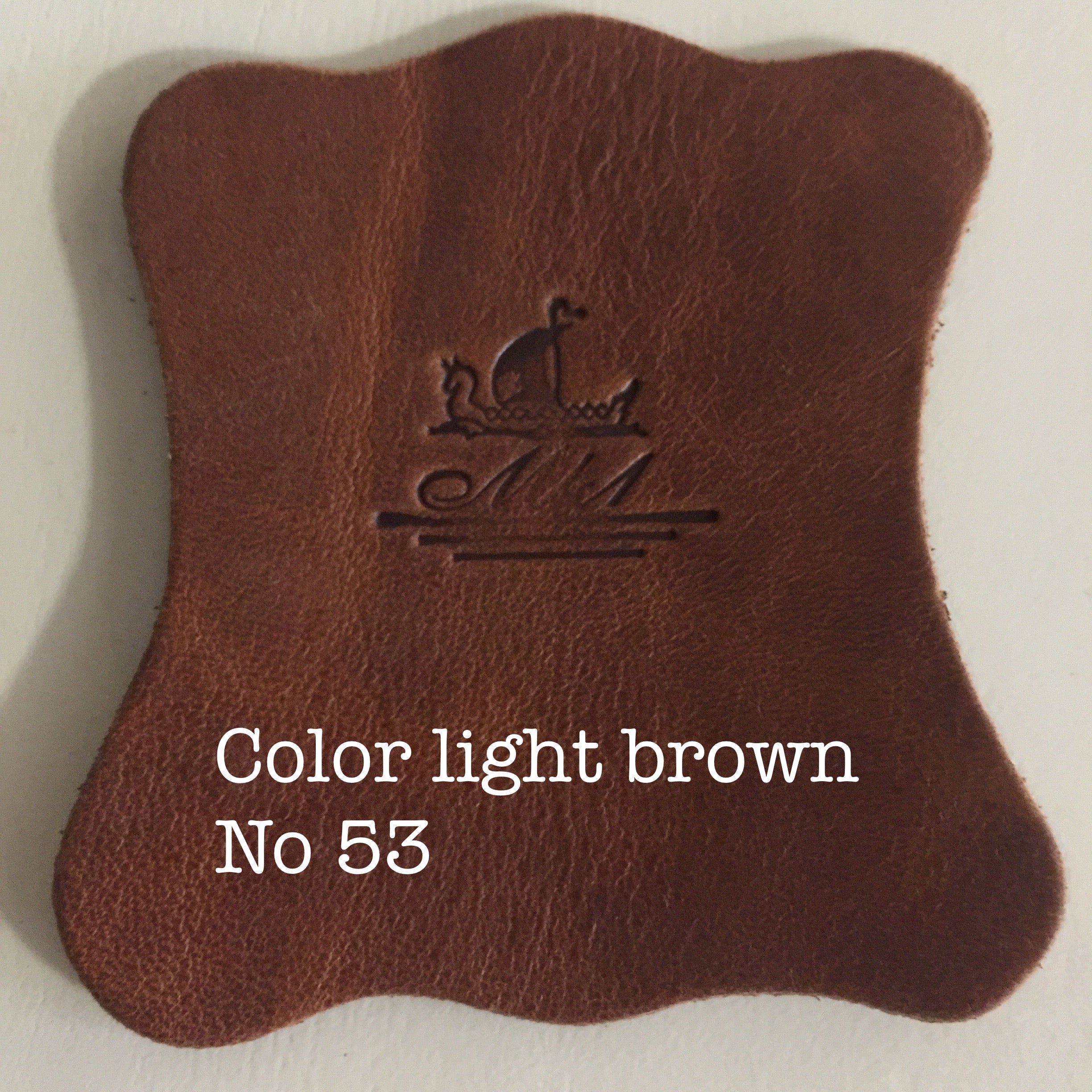 Handmade leather bag wt/52