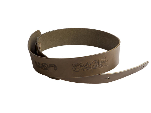 wlk142/6 leather guitar strap