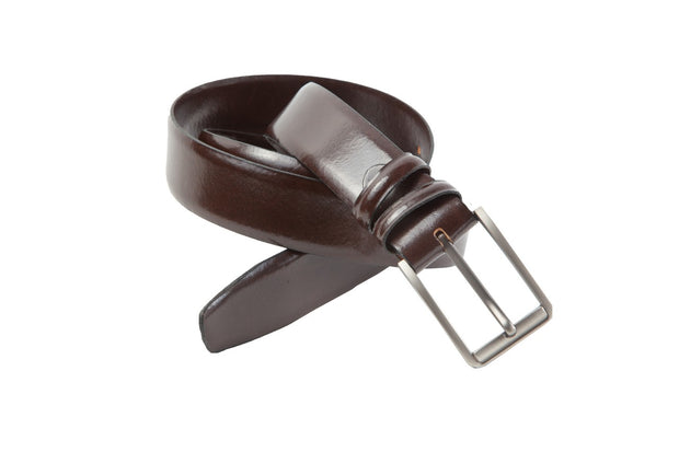 Belt for suits in brown leather WA10/35