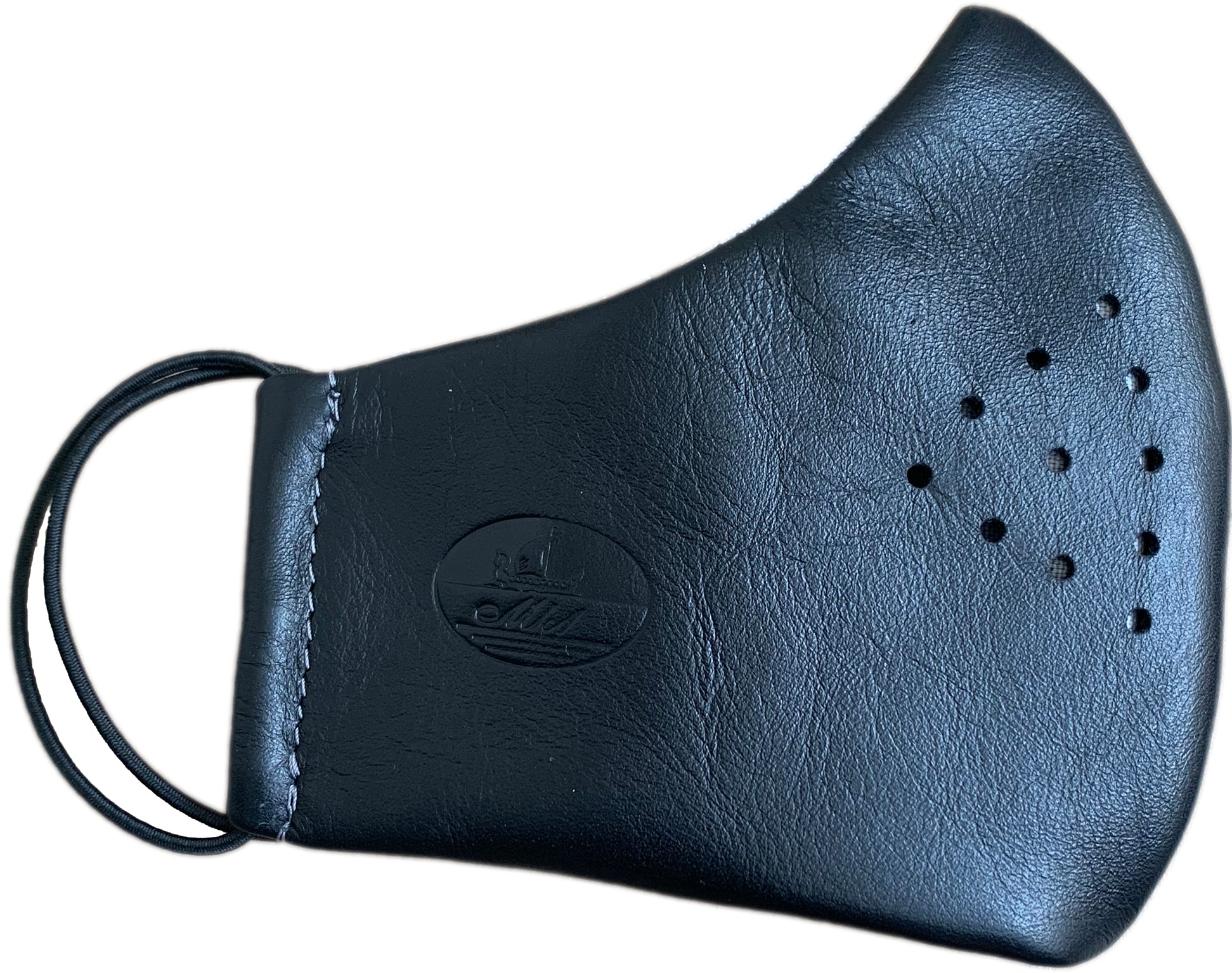 Leather mask with cotton lining, filter pocket and nose support Mk1/4-1