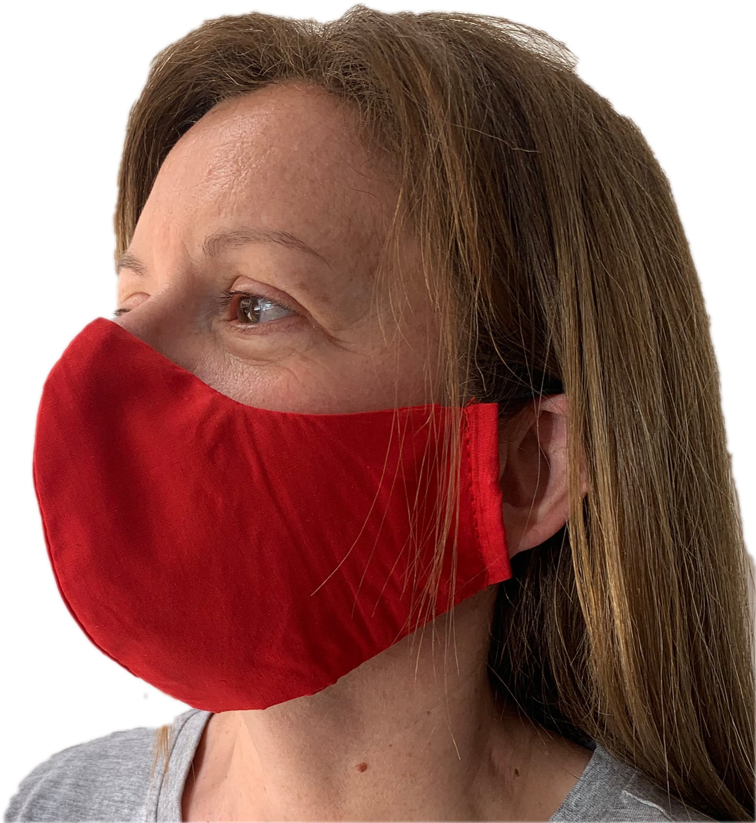 Mask from multi-purpose washable cotton with filter pocket and nose support Mk1/2-1abc