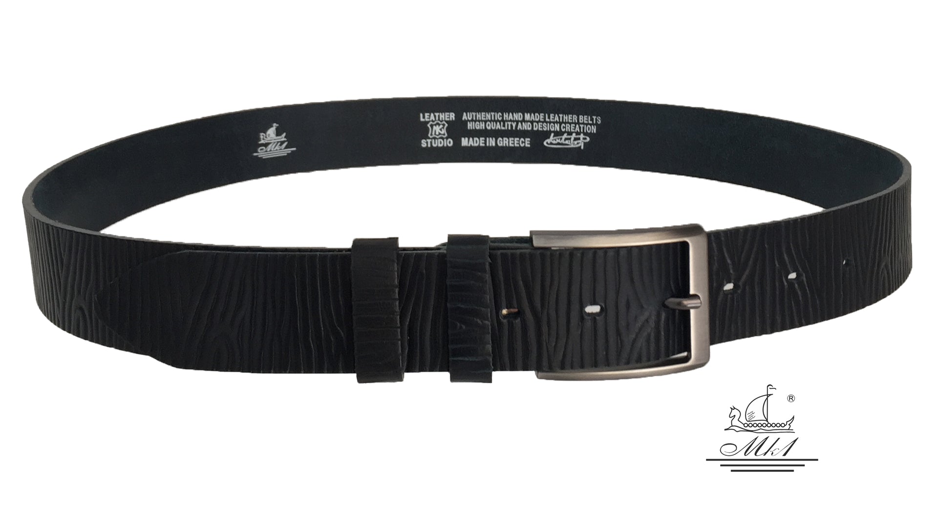 Z2752/40m-dr Hand made leather belt